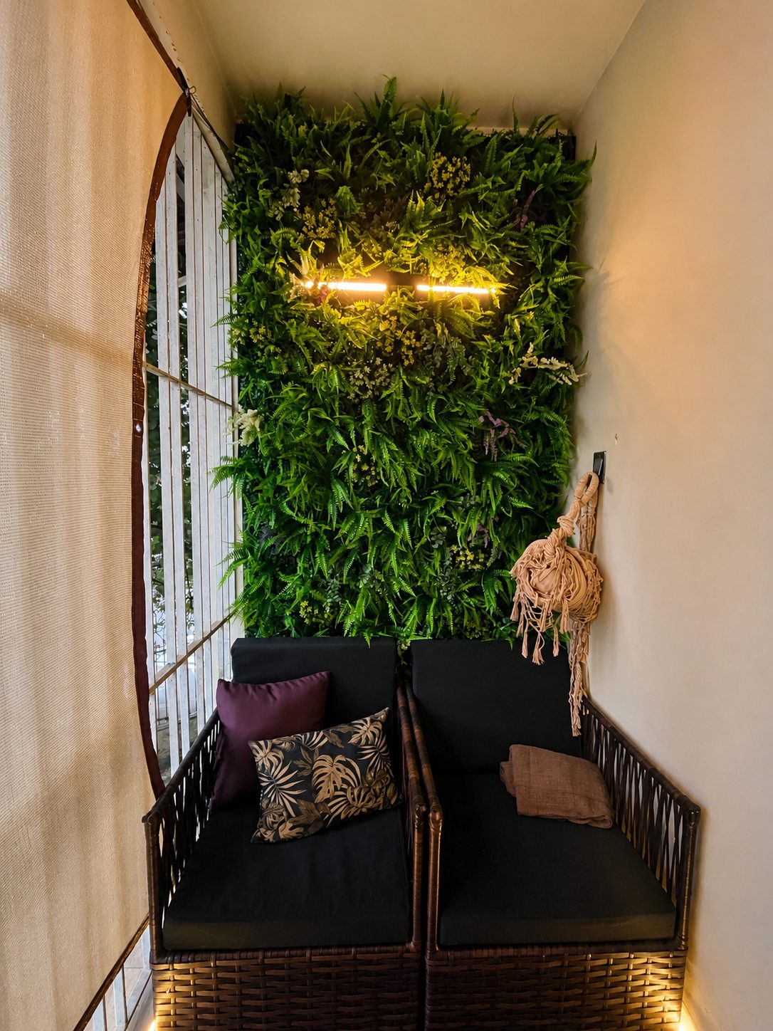 Jardim vertical artificial - Campo Belo, São Paulo